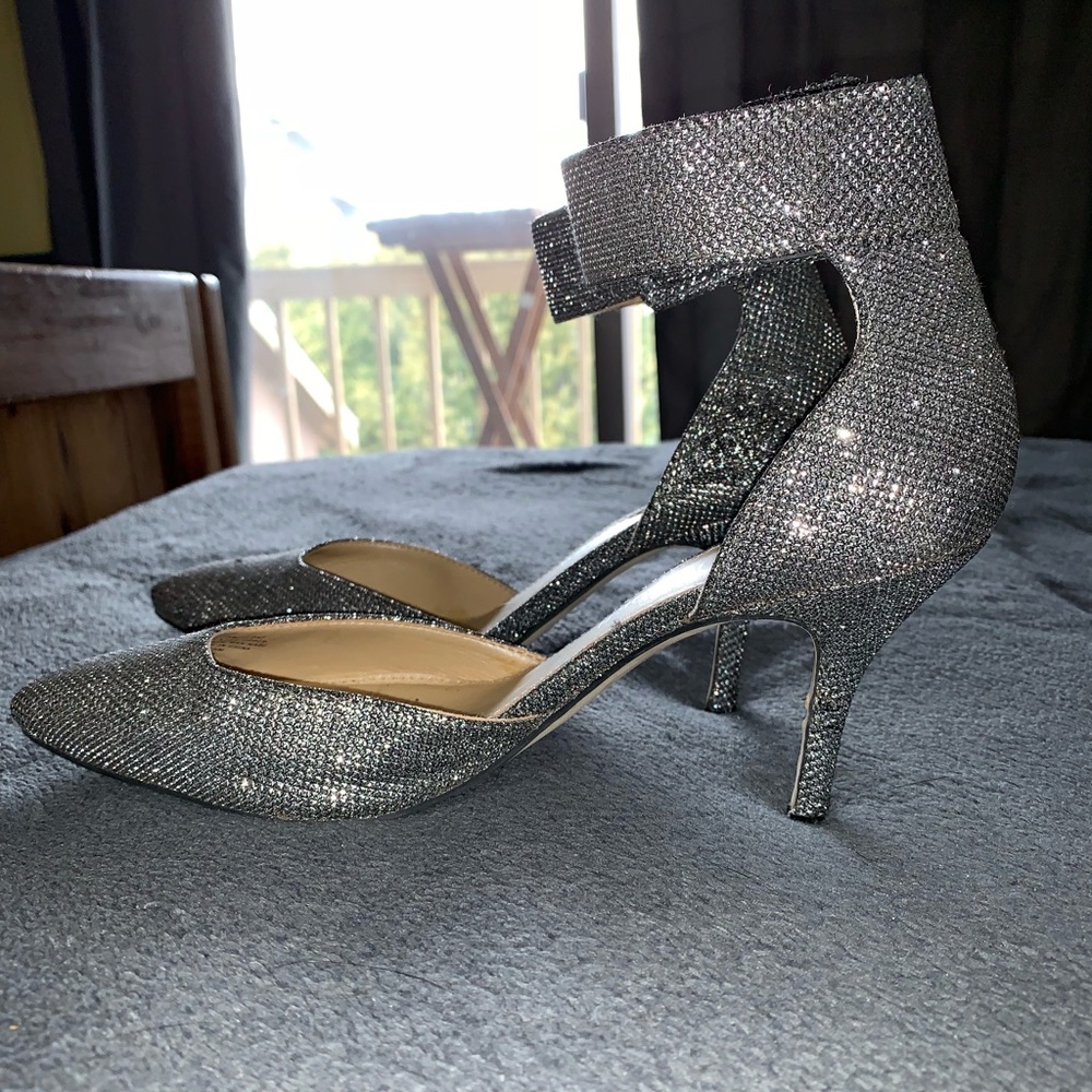 Audrey Brooke Silver Heels